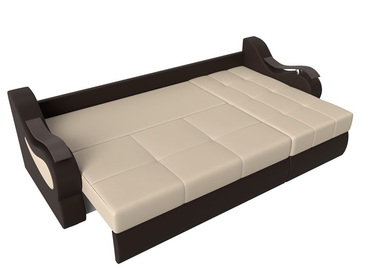 Угловой диван Меркурий, Бежевый/коричневый (экокожа) в Благовещенске - изображение 5