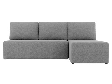 Угловой диван с оттоманкой Поло, Серый (рогожка) в Благовещенске - предосмотр 1
