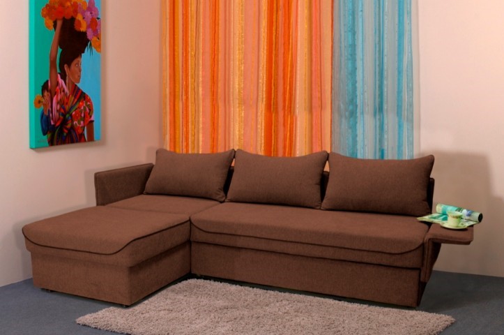 Угловой диван Премьер 225*148 см с формованными подушками в Благовещенске - изображение 1