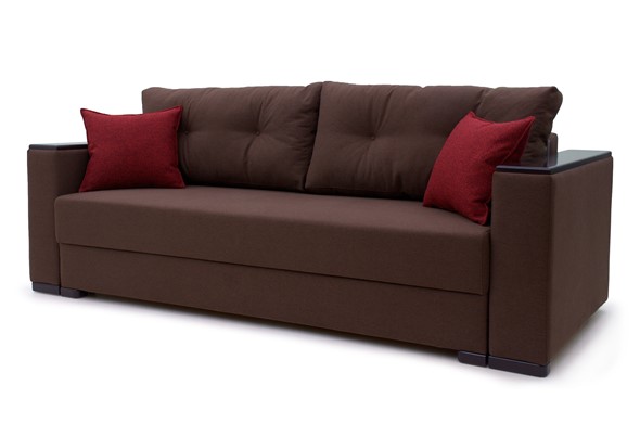 Большой диван Fashion (Uno coffee+ mars bordo) в Благовещенске - изображение
