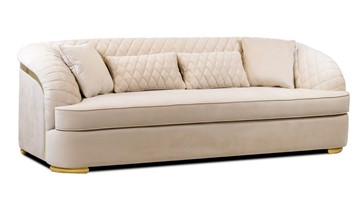 Прямой диван Бурже, с металлическим декором в Благовещенске