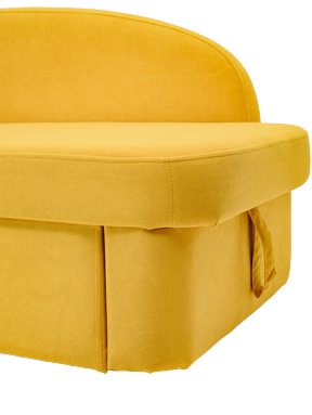 Диван-кровать левая Тедди желтый в Благовещенске - изображение 3