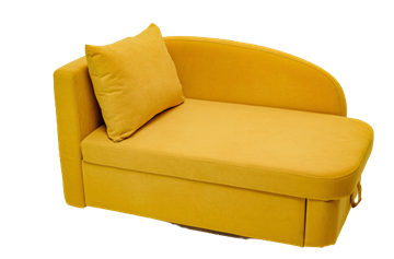 Диван-кровать левая Тедди желтый в Благовещенске - предосмотр
