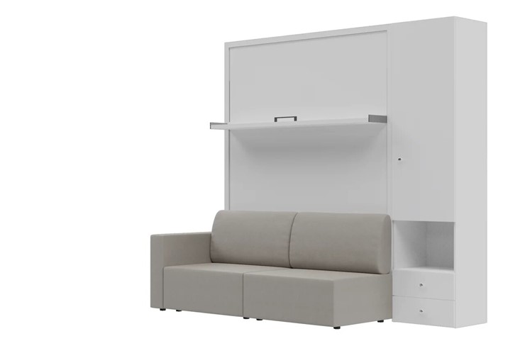 Диван Кровать-трансформер Smart (КД 1400+ШП), шкаф правый, левый подлокотник в Благовещенске - изображение 2