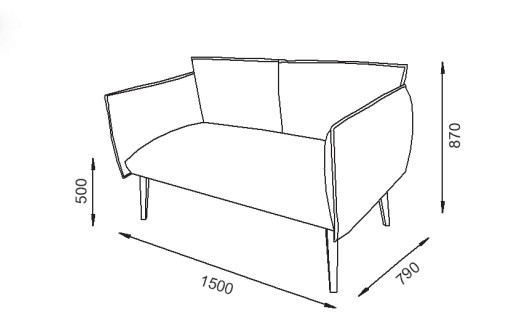 Прямой диван Брайтон 7 в Благовещенске - изображение 2