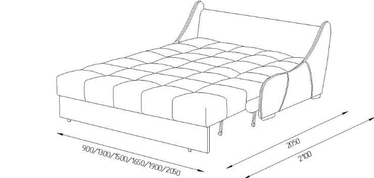 Прямой диван Токио 205 (ППУ) в Благовещенске - изображение 4