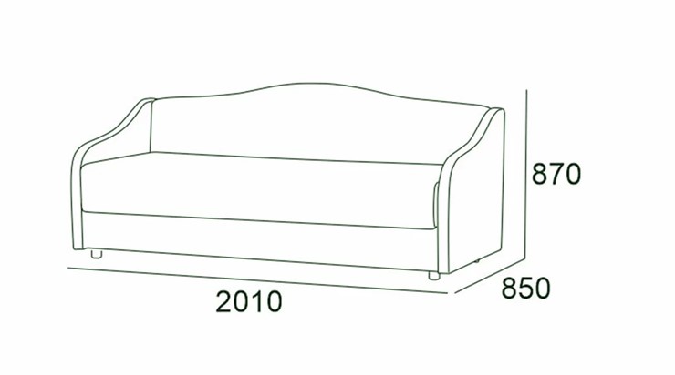 Прямой диван Либерти 1 БД в Благовещенске - изображение 17