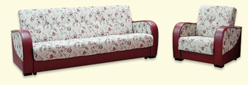 Комплект мебели Элегия 5, диван + кресло в Благовещенске