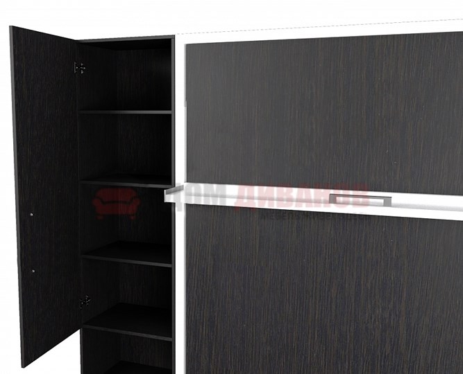 Диван Кровать-трансформер Smart (КД 1400+ШП+Пуф), шкаф правый, левый подлокотник в Благовещенске - изображение 3