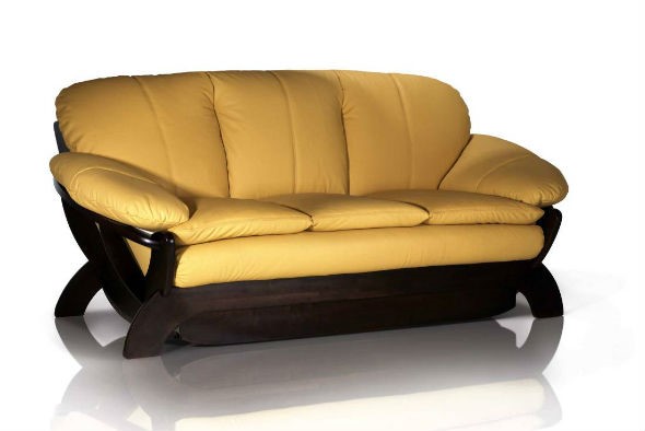 Прямой диван Верона трехместный без механизма в Благовещенске - изображение 1