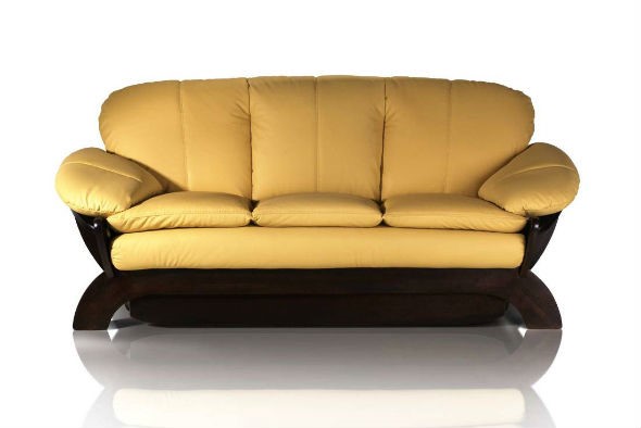 Прямой диван Верона трехместный без механизма в Благовещенске - изображение