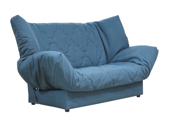 Прямой диван Ивона, темпо7синий в Благовещенске - изображение