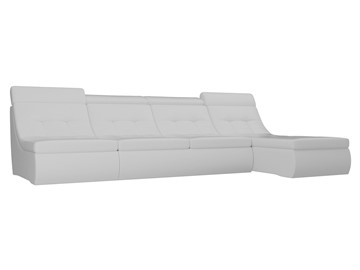 Модульный раскладной диван Холидей люкс, Белый (экокожа) в Благовещенске