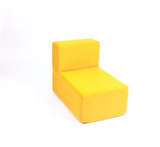 Кресло бескаркасное Тетрис 50х80х60, желтое в Благовещенске