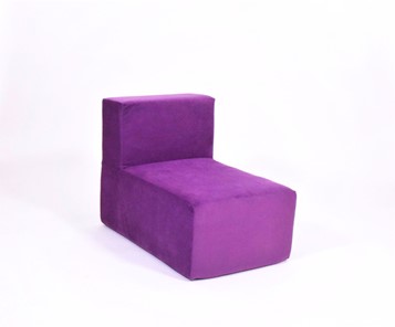 Кресло бескаркасное Тетрис 50х80х60, фиолетовое в Благовещенске