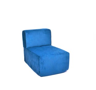 Кресло бескаркасное Тетрис 50х80х60, синий в Благовещенске