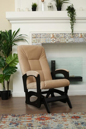 Кресло-качалка Леон маятниковая, ткань AMIGo песок 29-Т-П в Благовещенске - изображение 3