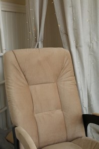 Кресло-качалка Леон маятниковая, ткань AMIGo песок 29-Т-П в Благовещенске - предосмотр 7