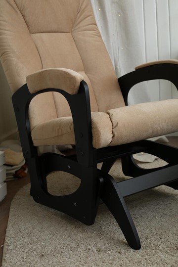 Кресло-качалка Леон маятниковая, ткань AMIGo песок 29-Т-П в Благовещенске - изображение 8