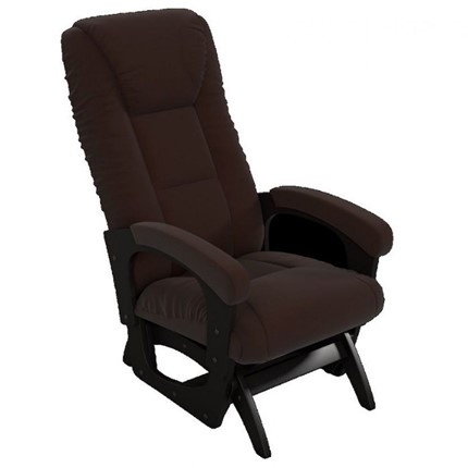 Кресло-качалка Леон маятниковая, ткань AMIGo шоколад 29-Т-Ш в Благовещенске - изображение
