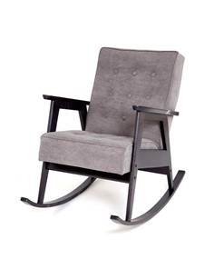 Кресло-качалка Ретро (венге / RS 15 - темно-серый) в Благовещенске