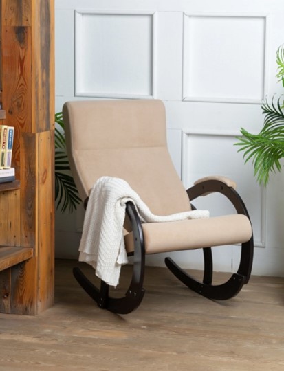 Кресло-качалка Корсика, ткань Amigo Beige 34-Т-AB в Благовещенске - изображение 7
