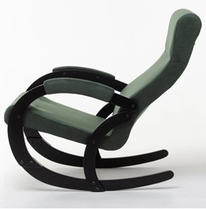 Кресло-качалка в гостиную Корсика, ткань Amigo Green 34-Т-AG в Благовещенске - предосмотр 1