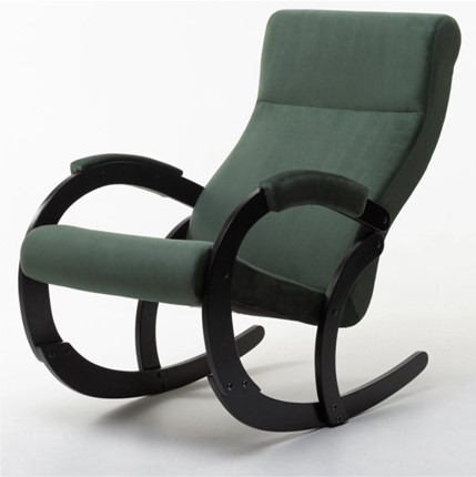 Кресло-качалка в гостиную Корсика, ткань Amigo Green 34-Т-AG в Благовещенске - изображение
