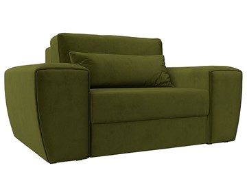 Кресло-кровать Лига-008, Зеленый (Микровельвет) НПБ в Благовещенске