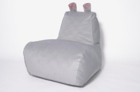 Кресло-мешок Бегемот серый в Благовещенске - изображение