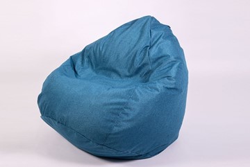 Кресло-мешок Юниор, рогожка синий в Благовещенске