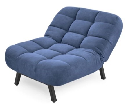 Мягкое кресло Абри опора металл (синий) в Благовещенске - изображение 3