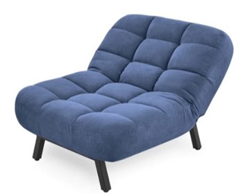 Мягкое кресло Абри опора металл (синий) в Благовещенске - предосмотр 4