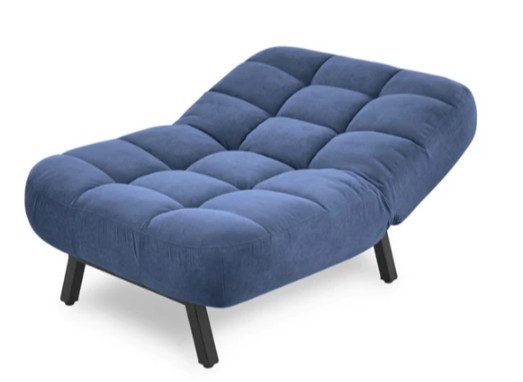 Мягкое кресло Абри опора металл (синий) в Благовещенске - изображение 5