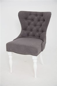 Кресло Вальс (эмаль белая / RS 15 - темно-серый) в Благовещенске