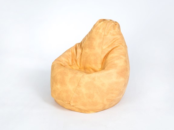 Кресло-мешок Груша среднее, жаккард, песок в Благовещенске - изображение