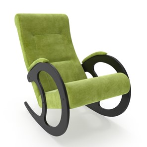 Кресло-качалка Модель 3, Verona 38 Apple Green-велюр в Благовещенске