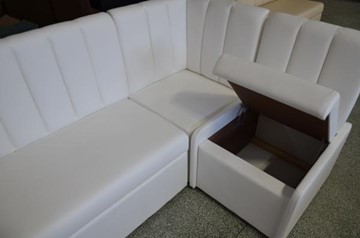 Кухонный угловой диван КУ-20 малый с коробом в Благовещенске - предосмотр 1