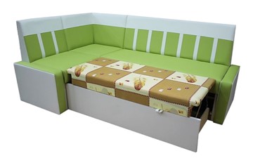 Угловой кухонный диван Квадро 2 со спальным местом в Благовещенске - предосмотр 2