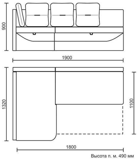 Кухонный угловой диван Яшма 1 ДУ в Благовещенске - изображение 8