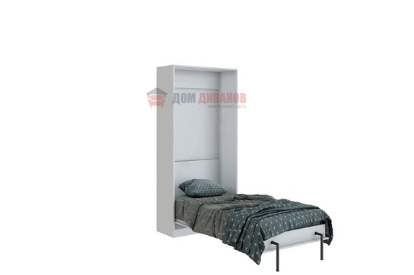 Кровать-шкаф Велена 1, 800х2000, цвет белый в Благовещенске - изображение
