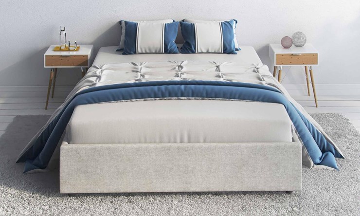 Кровать спальная Scandinavia 200х200 с основанием в Благовещенске - изображение 1