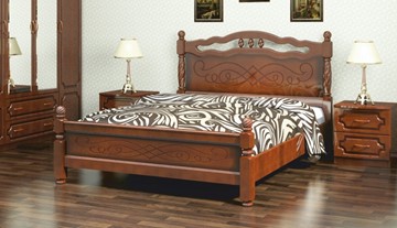 Кровать в спальню Карина-15 (Орех) 160х200 в Благовещенске