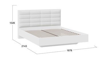 Спальная кровать Агата тип 1 (Белый) в Благовещенске - предосмотр 2