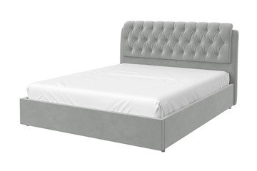 Кровать в спальню Белиста 180х200 (Светло-серый) с основанием в Благовещенске