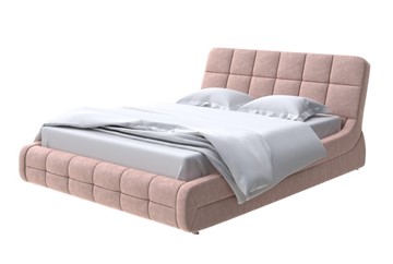 Спальная кровать Corso-6 200х200, Флок (Бентлей Мокко) в Благовещенске