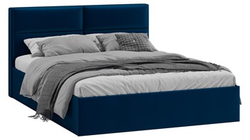 Кровать в спальню Глосс Тип 1 (Велюр Confetti Blue) в Благовещенске