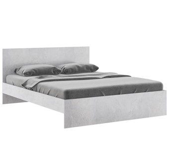 Кровать в спальню Осло М14 с настилами Лайт (Цемент светлый) в Благовещенске