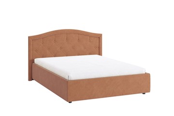Двуспальная кровать Верона 2 1.4, персик (велюр) в Благовещенске