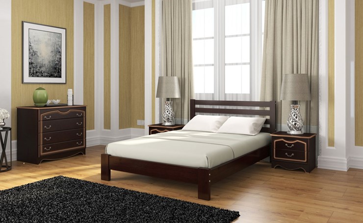 Кровать Вероника (Белый Античный) 160х200 в Благовещенске - изображение 4